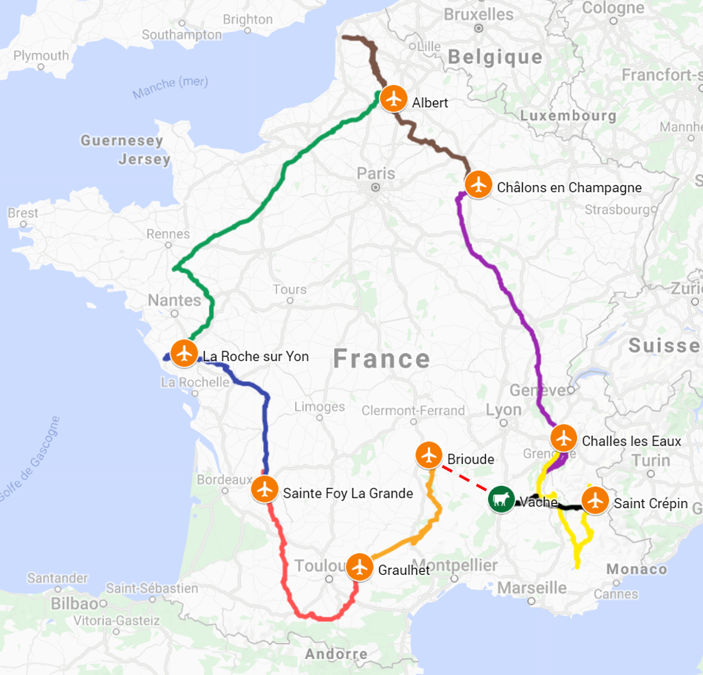 Interview Of Clement Corbille And Ludovic Mondesert Who Did A Tour De France In Glider Der Topmeteo Blog